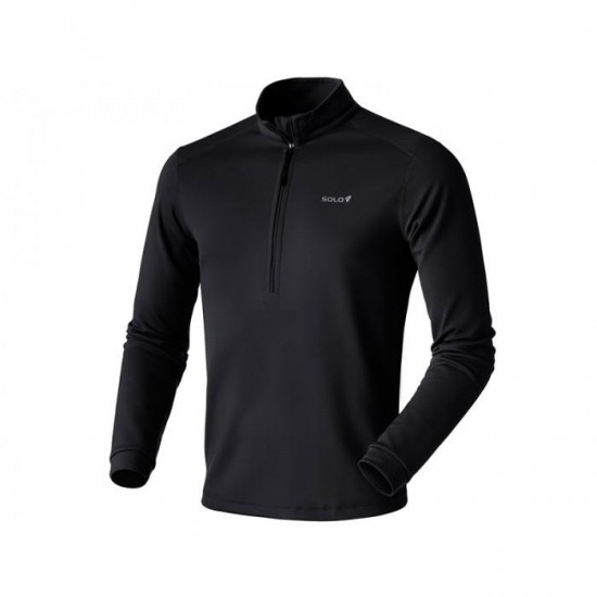 SEGUNDA PELE SOLO X-THERMO LITE ZIP T-SHIRT PRETO